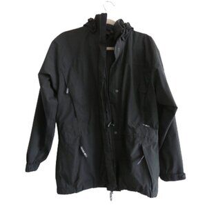 EIDER Gore-Tex Pure Technology Black Waterproof Hooded Outdoor Ski Jacket